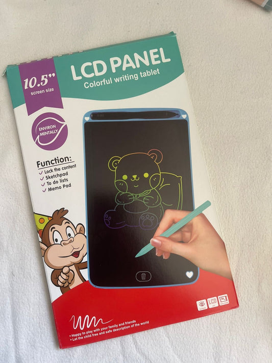 Sketch Board for kids 26 cm , colorful writing tablet