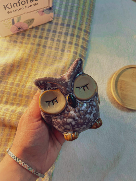 Owl lavender Scented Candle