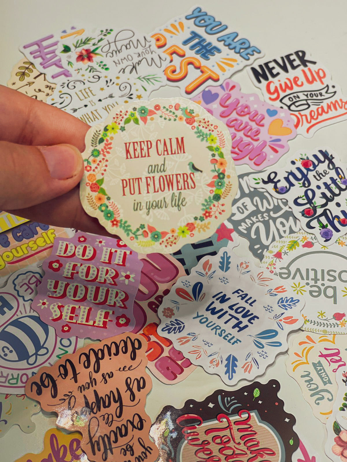 Motivational Stickers (10 Pcs)