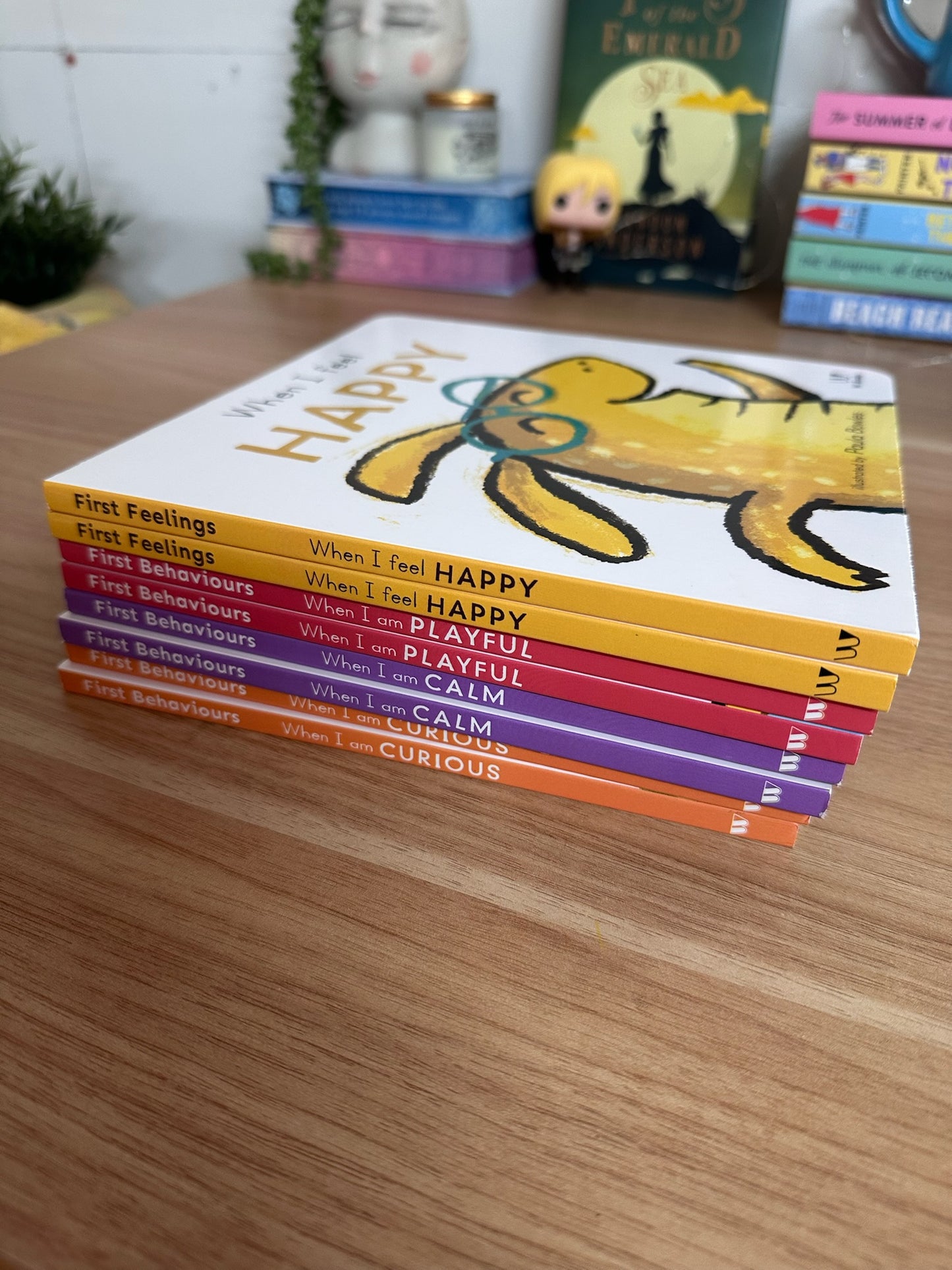 First Behaviors Book for kids (When I Am Calm / Curious / Playful / Happy )