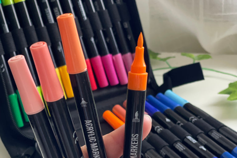 48 Dual-Tip Acrylic Markers