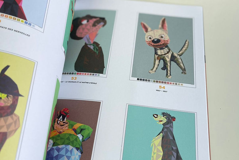 Disney | Triangles mystery coloring book