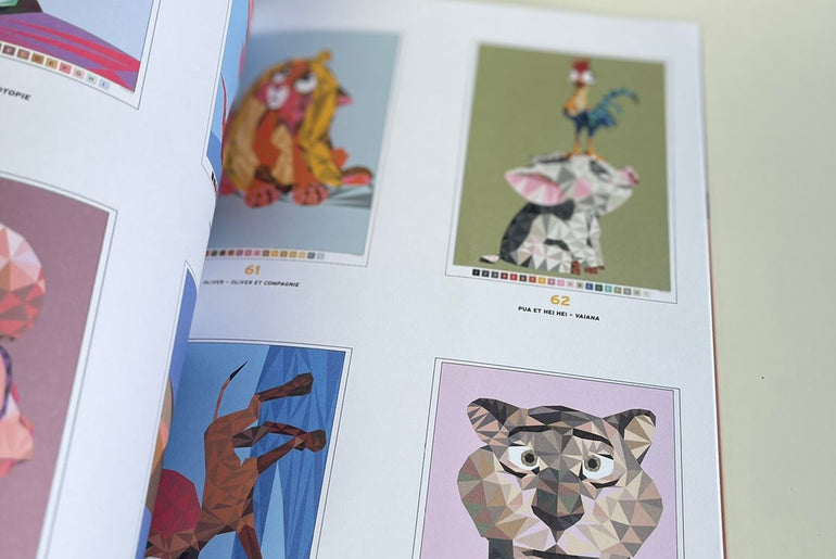 Disney | Triangles mystery coloring book