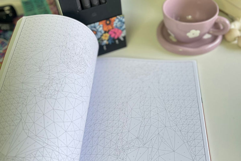 Disney | Triangles mystery coloring book