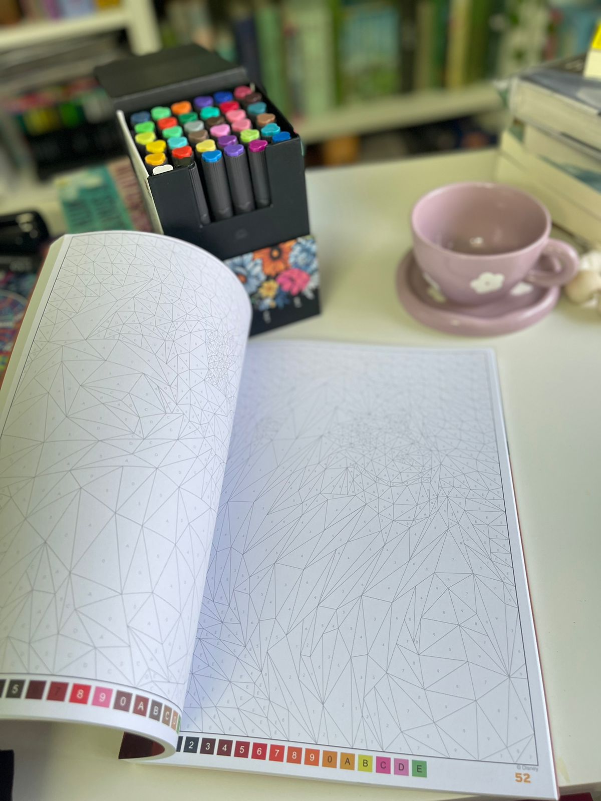 Disney | Triangles mystery coloring book
