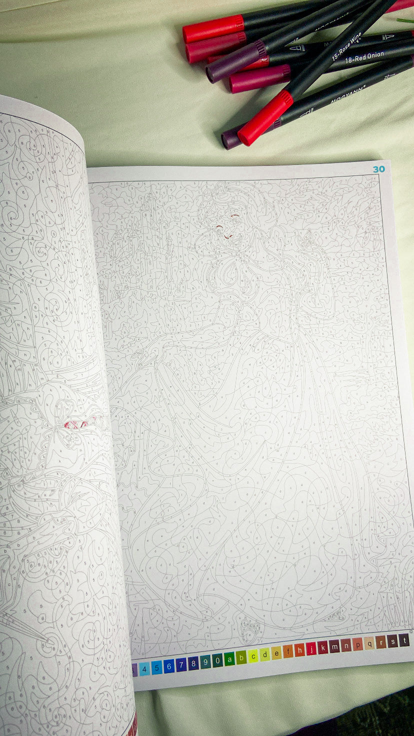 Disney Mystery Coloring Book